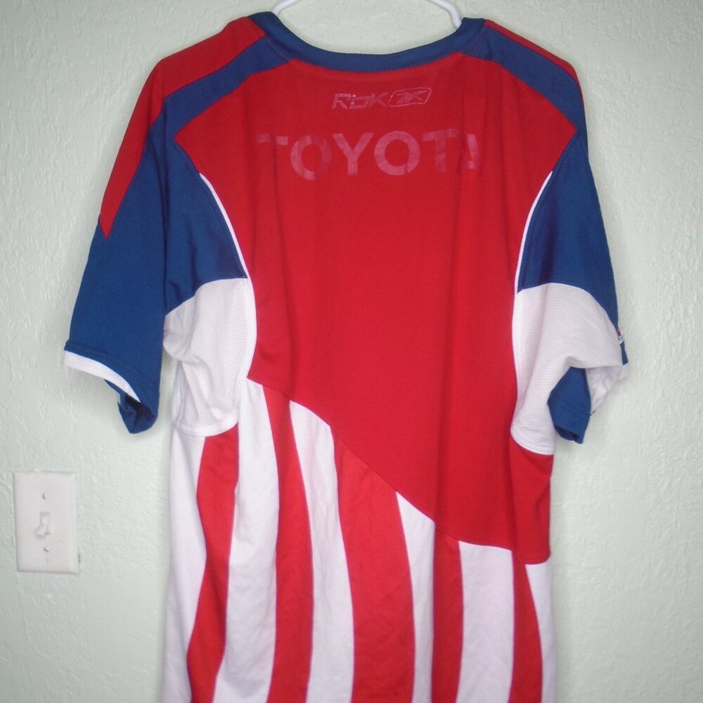 Reebok Deportivo Guadalajara Chivas Jersey Men's Size XL Red/White/Blue - Picture 4 of 6